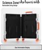 20" Aluminum-Magnesium Alloy Suitcase with Leather Handle - Jelly Wheel Design