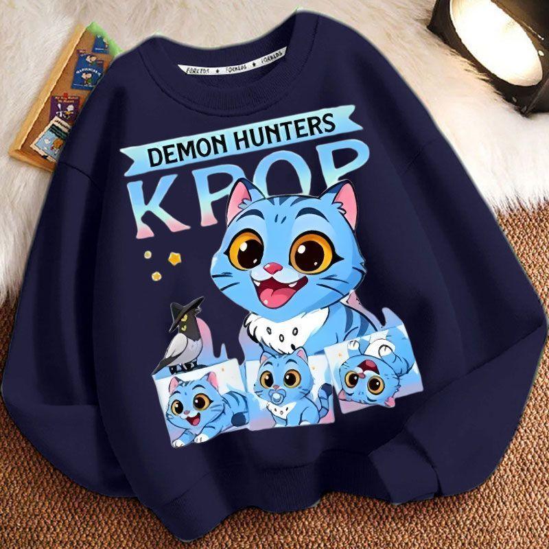Children's Fashion Sweatshirts for Spring and Autumn, Long-sleeved Casual Sweatshirts for Boys and Girls