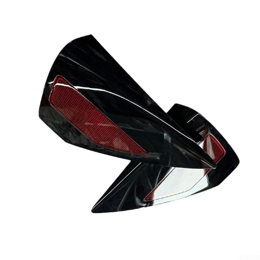 1pc Reflector Light 2020-2022 ABS Black+red New Rear