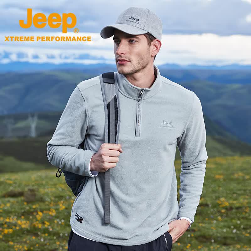JEEP Men's Outdoor Fleece Pullover