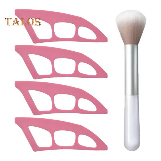 1/2/3/4Pcs Silicone Eyeshadow Stencil Tool Reusable Beginner Eyeshadow Assistant Guide Helper Shaper Mapping Template Women Quick Eye Makeup Tools