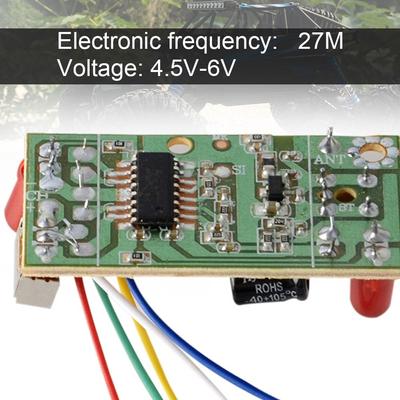 2pair 27Mhz RC Transmitter Board Circuit Board Receiver Board RC Control Board  Toy Car
