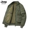 JEEP SPIRIT Men's Baseball Collar Flight Jacket