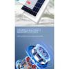 Portable Battery Operated Solar Fan Rechargeable for 6-24 Hours Use Ideal for Camping Patio Fishing with USB Output