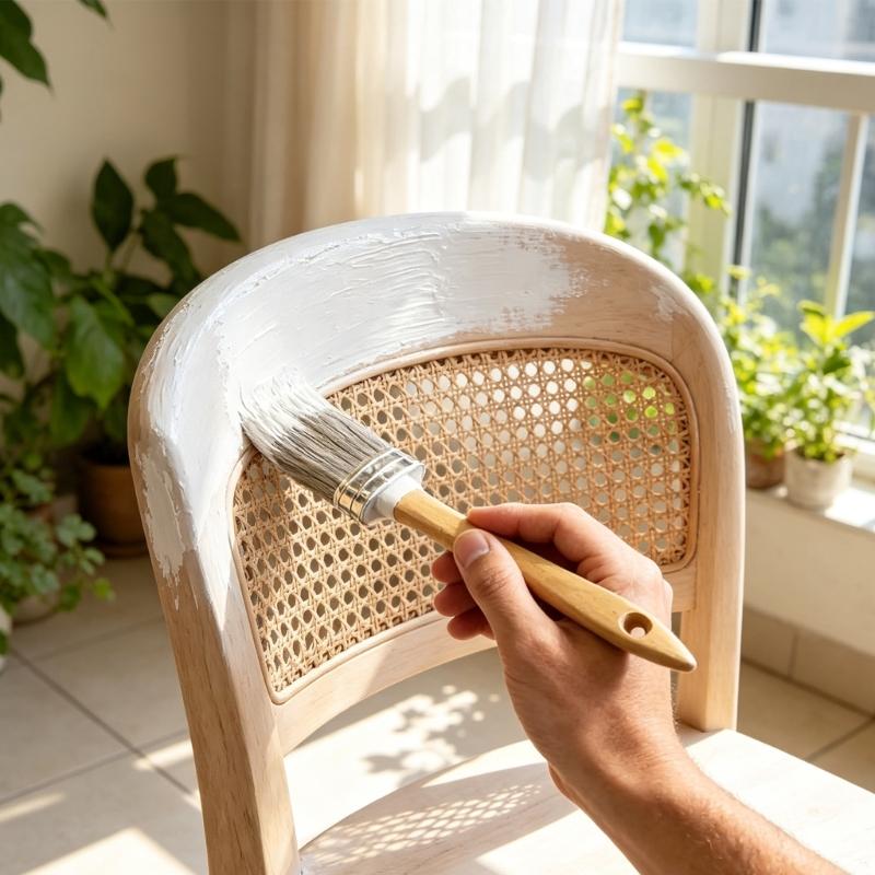 Home Painting Kit 5 Piece with Brush, Small Rollers and Support Items for Furniture Care, Trim Work and Repairs