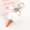 Women's Faux Mink Fur Ball Keychain with Tassel - Versatile Accessory for Bags & Phones
