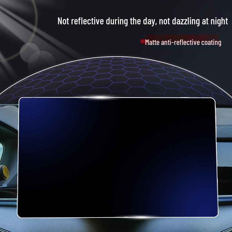 Shangjie Z7 Center Console Screen Tempered Protective Film for Car Interior Decoration and Modification.