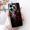 6.59'' Case For Xiaomi Poco X8 Pro 5G Cover Transparent Fashion Flowers Cute Cat Cool Painted Soft Casing 2511FPC34G