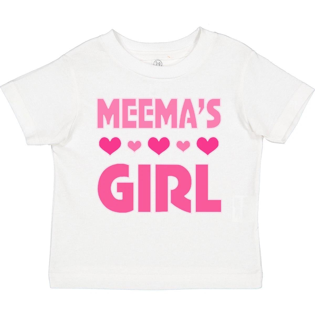 Inktastic Meema Girl Granddaughter Toddler T-Shirt Childs Girls Cute Clothing 160