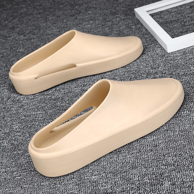 Fashion2024 Hot Sale New Men Slippers Flip Flops Man Beach Shoes Summer New Fashion Cool Outdoor Half Drag For Men Sandalias Hombre