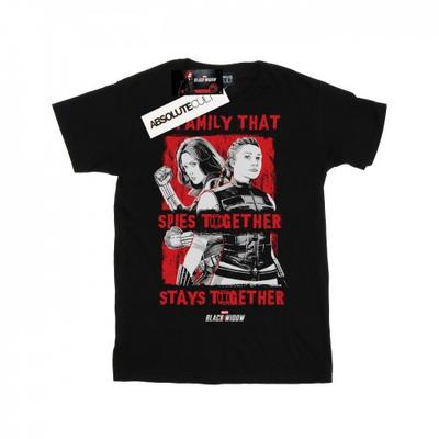 Marvel Mens Black Widow Movie Spies Together T-Shirt