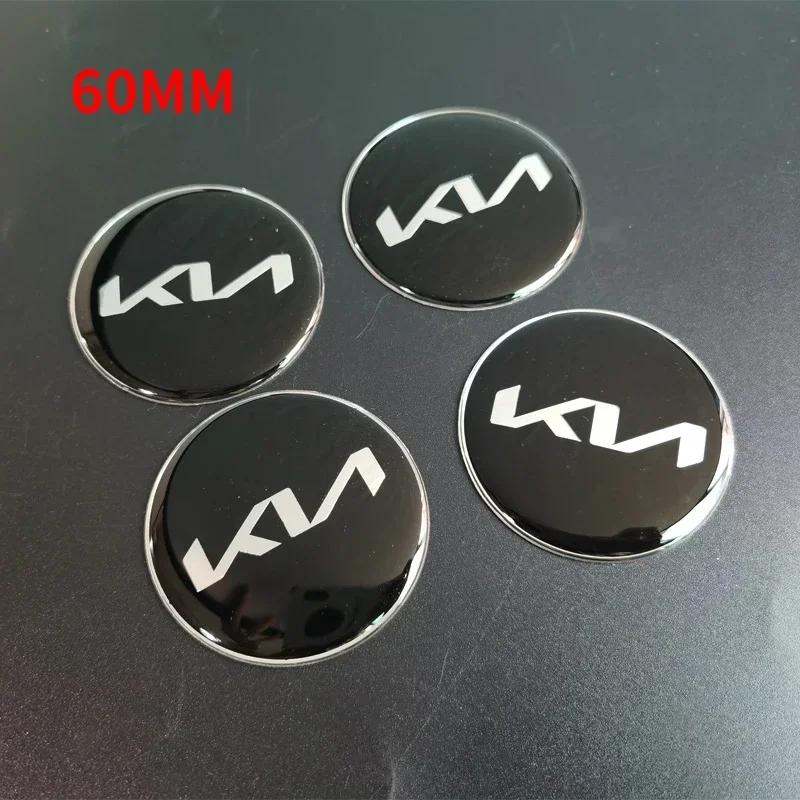 AABFS1 7PCS Car Front Hood Rear Trunk Emblem for KIA Logo K3 K5 Rio Forte Optima Sportage Picanto Sorento Steering Wheel Center Sticker