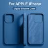 Pour iPhone 15 14 13 12 11 Pro Max Coque Carrée en Silicone Liquide Coque de Téléphone Pour iPhone 15 14 XR X XS 7 8 Plus Housse Souple Antichoc