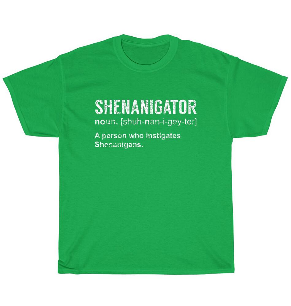 

НОВИНКА Shenanigator Определение Шалости День Святого Патрика Футболка Унисекс Футболка Подарок 4XL