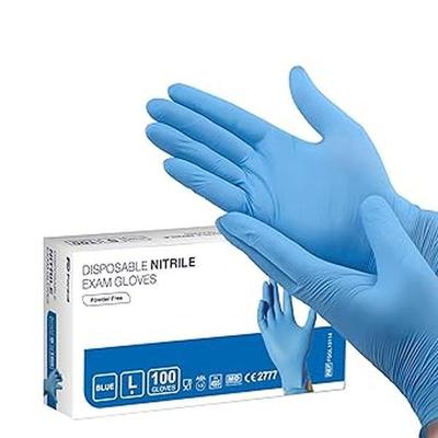 Food Safe Disposable Glove,100 Count,Gloves Disposable Latex Free,Powder Free for Cooking,Household,Blue
