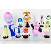 Colorful Pvc Brain Battle Figurines Set 10 Unique Cake Decoration Toys Bagged
