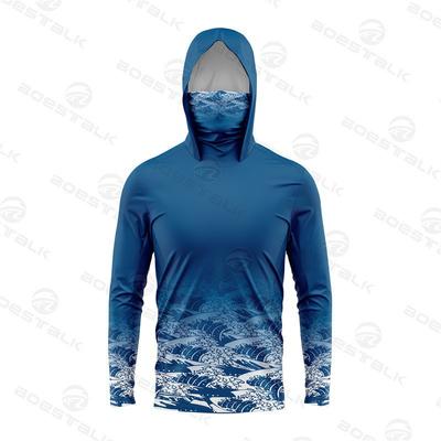 Camouflage Luya Long-sleeved Fishing Clothes Outdoor Quick-drying Breathable Ultraviolet-proof Mask Hooded Men
