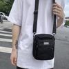Square Canvas Crossbody Bag Nylon Sports Phone Bag Casual Men's Shoulder Bag  Male