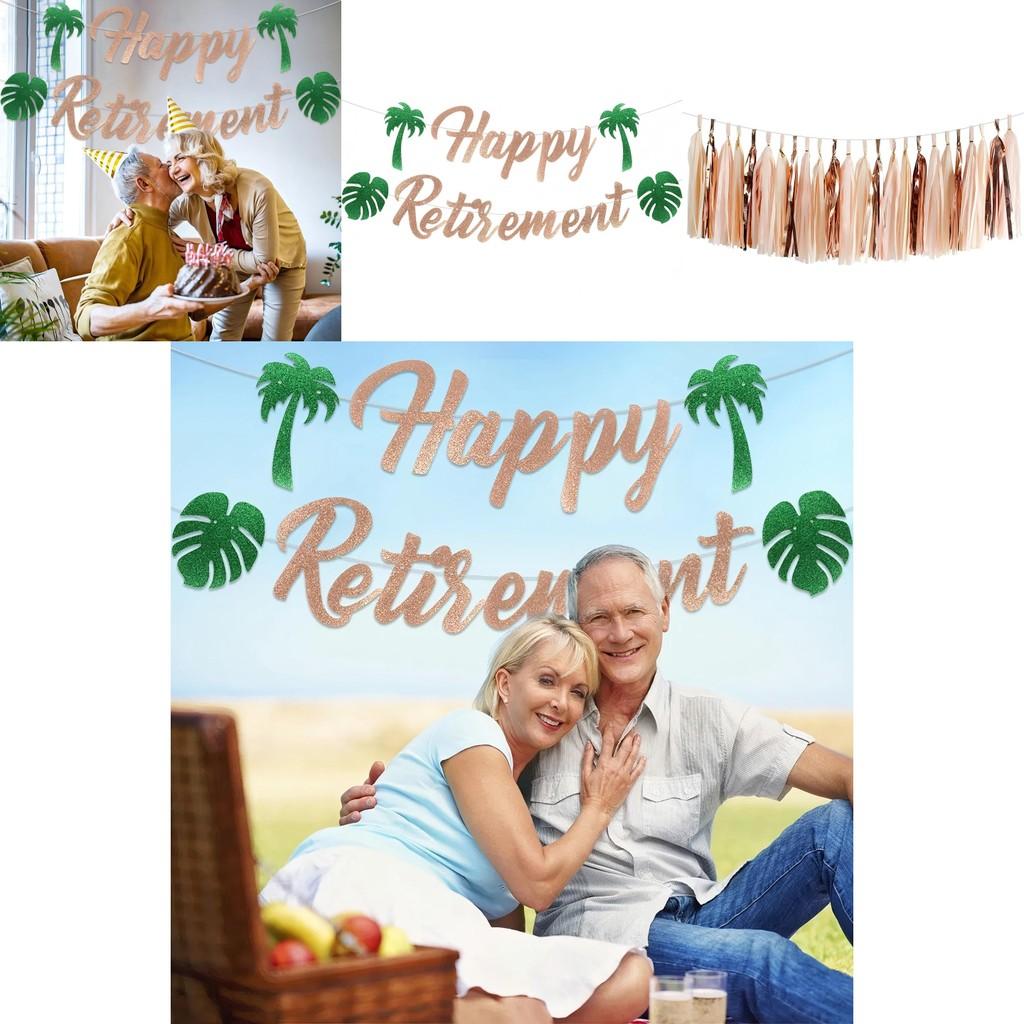 Retirement Party Banners For Summer Celebration And Venue Decor