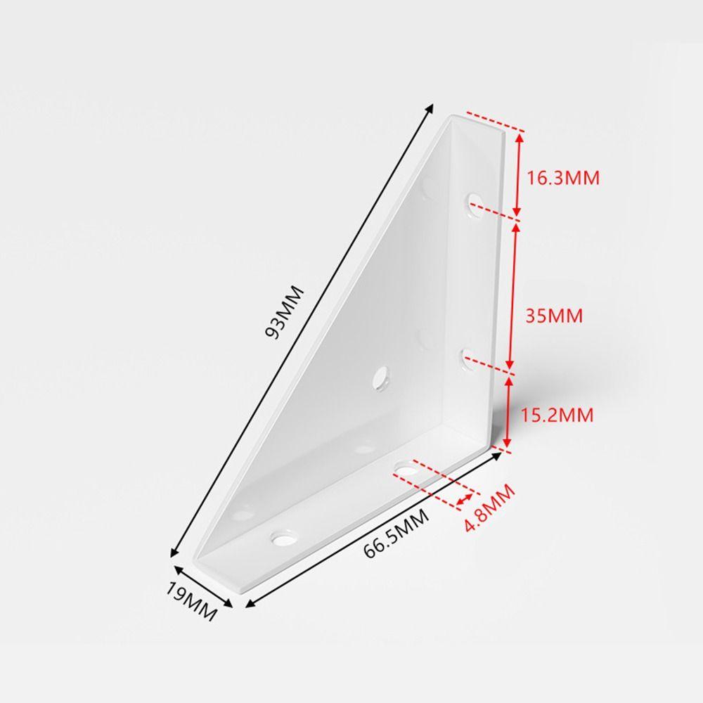 4pcs Pack Triangular Reinforcement Corner Brackets Cabinet Support Bracket Cabinet