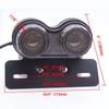 Universal Motorcycle Led Taillight Rear Brake Light License Plate Light Turn Signal Indicator Light Assembly