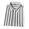 Men Casual Striped Short Sleeve Outdoor Beach Hawaiian Shirt