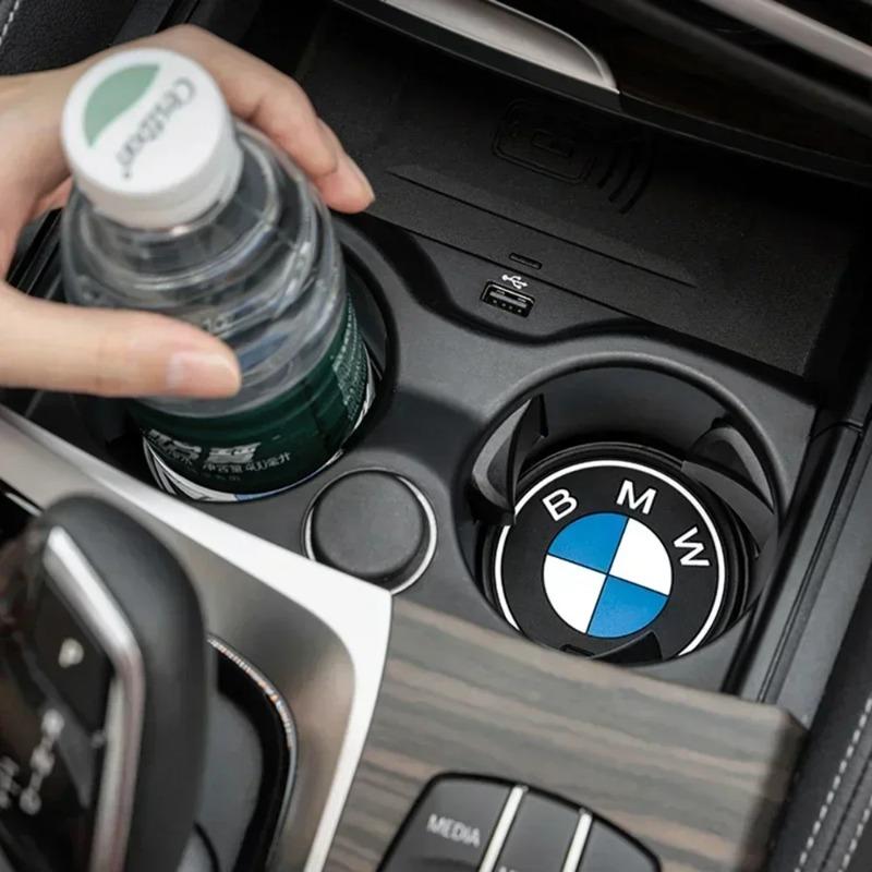 2pcs/Set For BMW Car Anti-slip Coasters for X1 X2 X3 X4 X5 X6 1 2 3 4 5 6 7 Series F30 E90 G20 F20 F21 F22 F07 F11 E60 G30 F48 F15