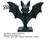 Creative Halloween Gifts 3D Printed Bat Figurine, Gothic Black Sculpture, Spooky Durable PLA Statue Tabletop Ornament for Home Shelf Desk Decoration