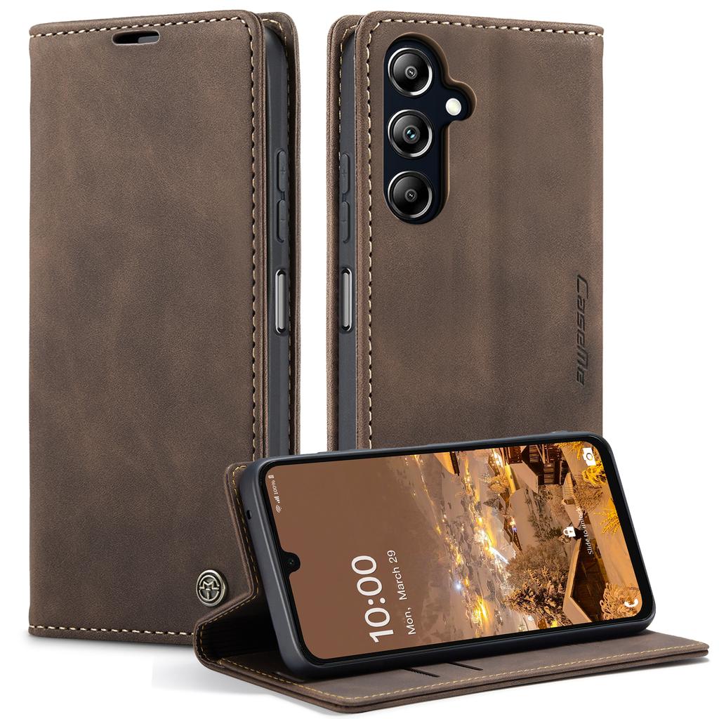 For Samsung Galaxy A16 5G/A16 4G Case CASEME 013 Series Card Holder Stand Leather Phone Cover