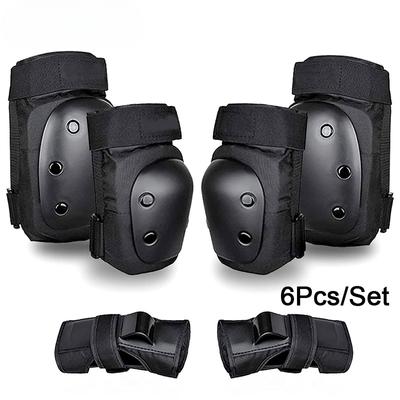 Adult/Child Knee Pads Elbow Pads Wrist Guards Protective Gear Set for Skateboarding Inline Roller Biking Roller Skating Cycling