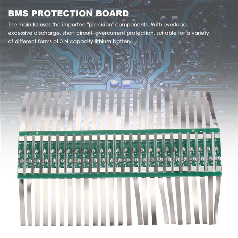 ABUO-100Pcs 3A BMS Protection Board For 1S 3.7V 18650 Li- Lithium Battery