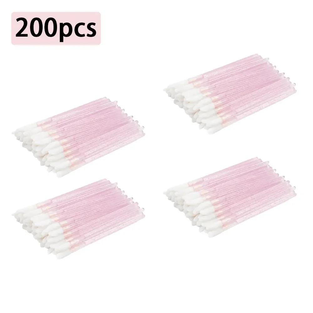 200/300/500Pcs Disposable Applicators for Makeup Lip Brushes Makeup Beauty Tool Lip Lint Free Applicators Lipstick Testers Wands