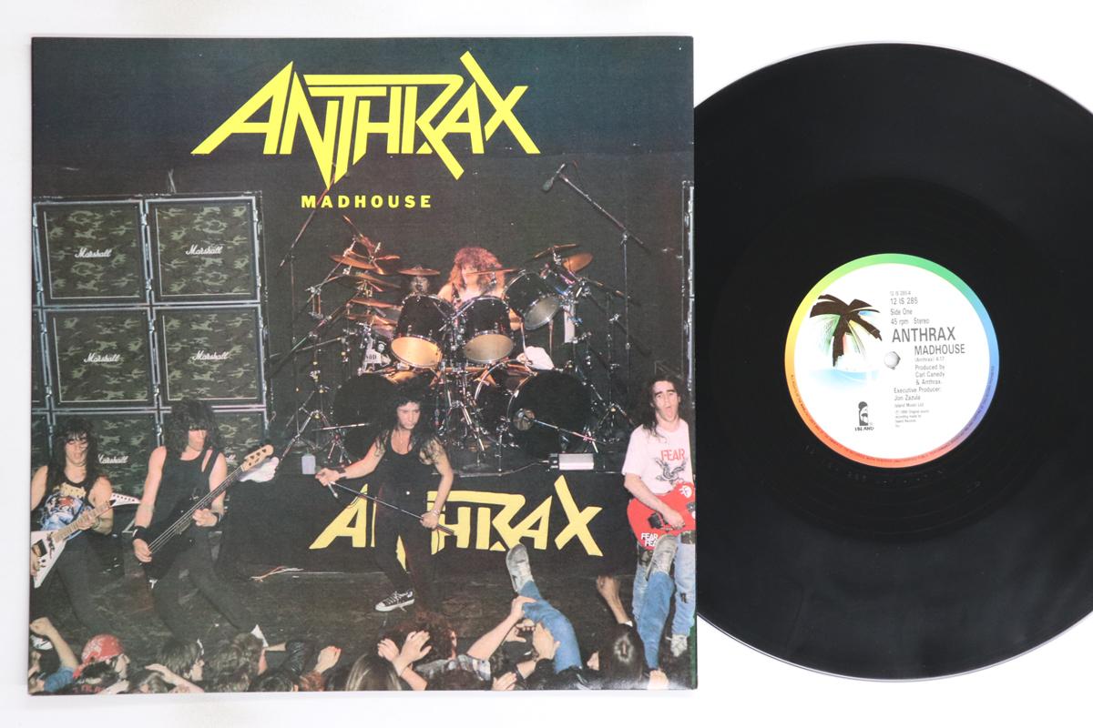 

12inch Record ANTHRAX - Madhouse 12IS285 ISLAND 1986 UK Metal Used