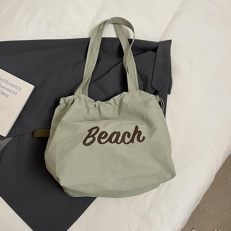 Nylon Bag Women's 2025 New Fashionable Large-capacity Shoulder Underarm Bag Versatile Student Tote Bag