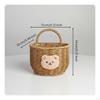 Kitchen Wall Hanging Basket Garlic Storage Holder Versatile Space Saving Organizer