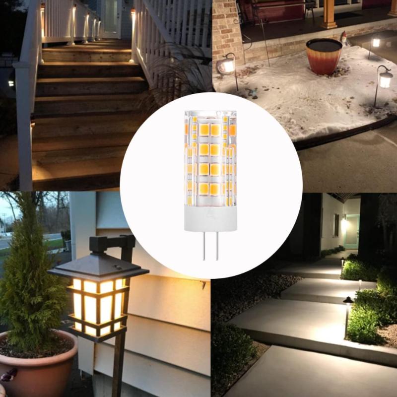 G4 LED Light Bulbs 3000K Warm White Lighting Dimmable 3W Equivalent To 30W DC 12V-24V Bi-pin LED Bulb Silicone G4 Lamp