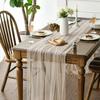 Tulle Table Runner, Sheer Mesh Table Runner, Wedding Arch Draping Fabric for DIY, Wedding, Party, Holiday Dining Table Decor