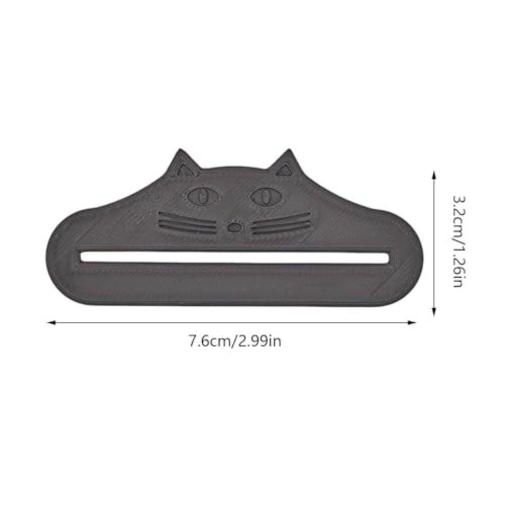 Cat Shape Cat Treat Squeezer Waterproof Reusable Cat Treat Feeder Spoon Adjustable Squeezing Tools Cat Treat Dispenser