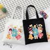 Animation Print Canvas Shoulder Eco Bag Cute Shopping Bag