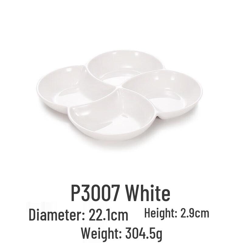 Ru Han Melamine 4-Compartment Serving Platter