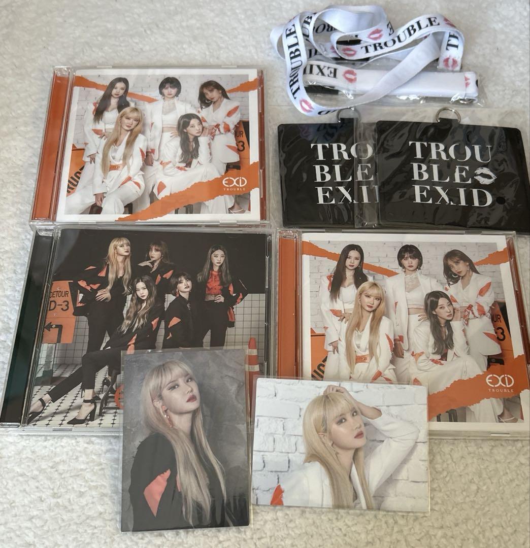 

[USED] EXID TROUBLE Trading Card LE CD