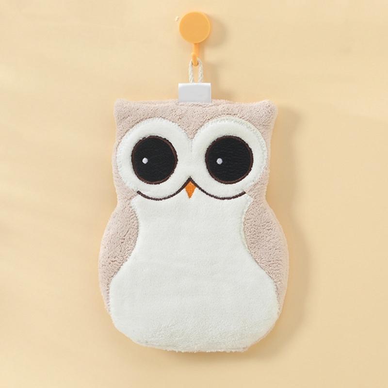 Animal Lover Essential Soft Corals fleeces Hanging Hand Towel Fast Absorbing and Easy to Cleans for Bathroom Kitchen