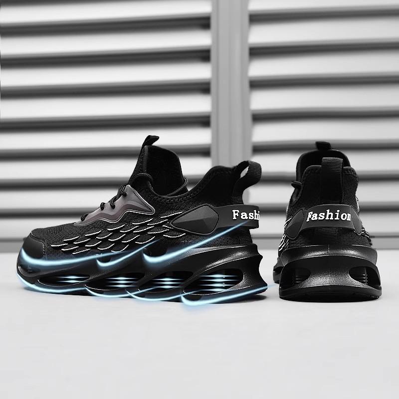 Summer breathable coconut men's shoes fly-woven sports running casual wear-resistant shock-absorbing running shoes