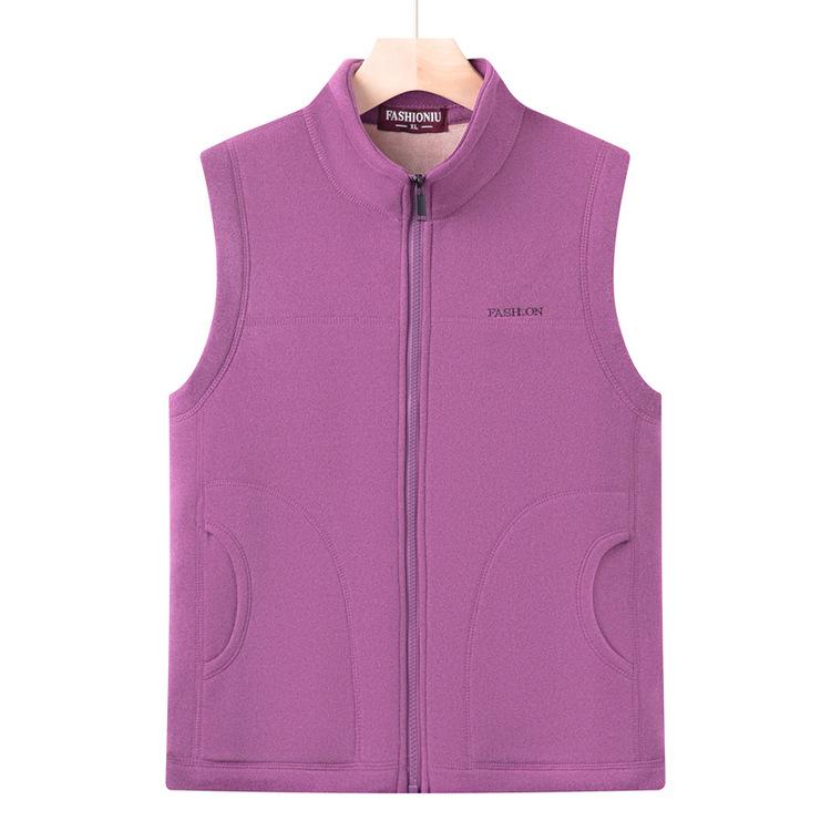 

Зимние теплые топы для ношения людьми среднего и пожилого возраста с бархатной утолщенной стойкой и жилетом, зажимы для лошадей для одежды пожилой бабушки 5XL