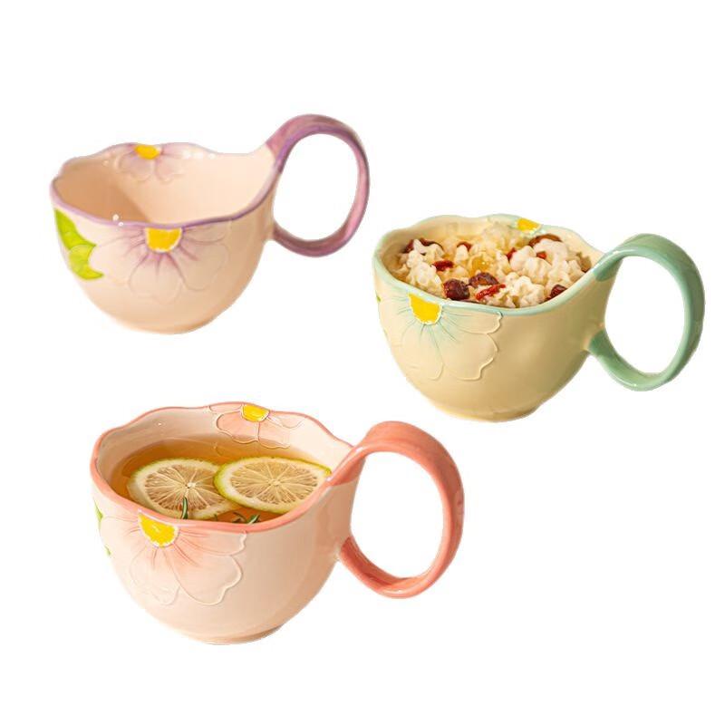 Pelson Flower Morning Underglaze Ceramic Mug