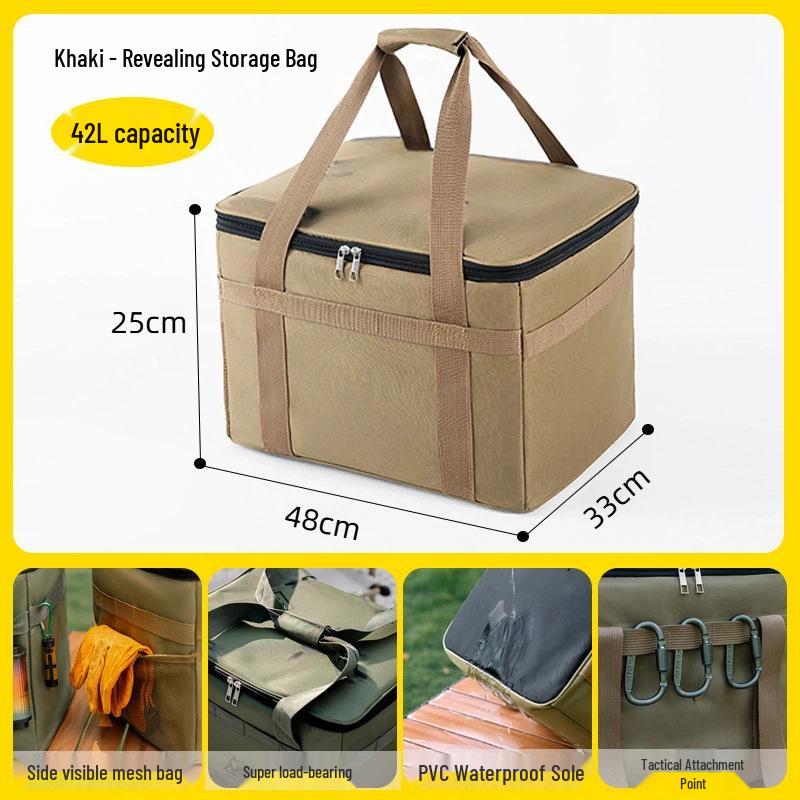 Large Outdoor Folding Storage Box for Picnic and Camping Gear