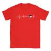 Sommer Rundhals Palästina Flagge Herzschlag Grafik T-Shirts Modische Lässige Reine Baumwolle Kurzärmelige Herren T-Shirts