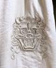 Kileutimuka Embroidered V-Tuck Shorts Beige