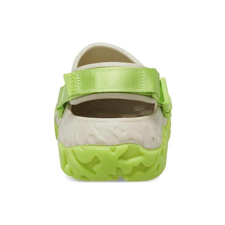 Crocs Eva Clogs Breathable Sports Sandals Men Sandals White Green 208391-2BZ