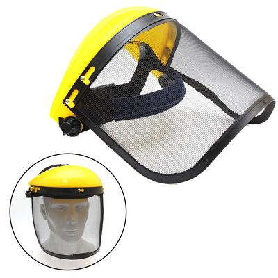 Multifunctional Garden Grass Trimmer Safety Helmet Hat With Full Face Mesh Protective Mask For Brush Cutter Forestry Protection